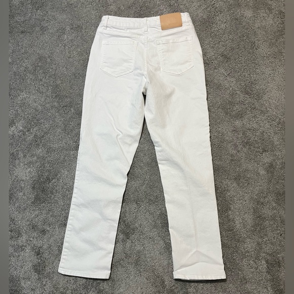 FRYE White Straight-Leg Jeans - Picture 2 of 5